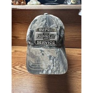 Chevrolet Hat Strapback Baseball Cap Super Service Camo Realtree Camoflage Chevy